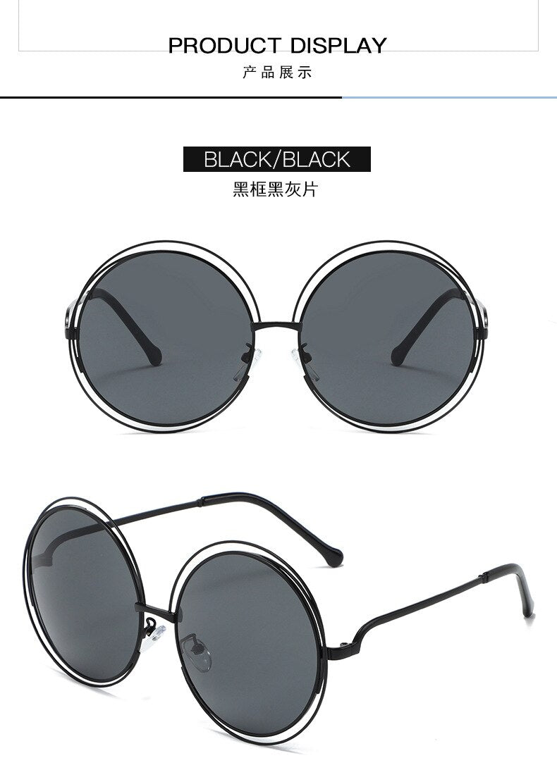 Round Oversized Sunglasses