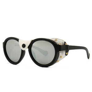 Steam Punk Oval Windproof Sunglasses