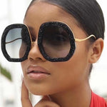 Vintage Big Frame Oversized Sunglasses