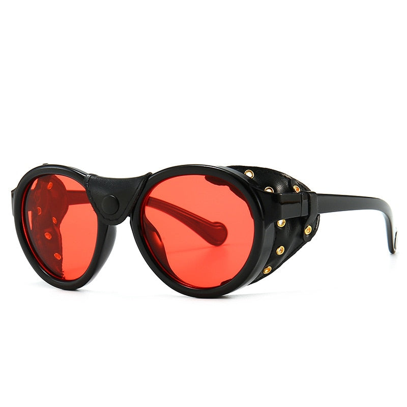 Steam Punk Oval Windproof Sunglasses