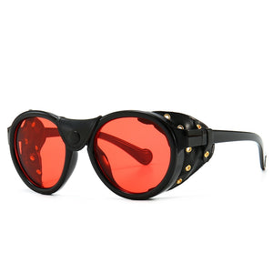 Steam Punk Oval Windproof Sunglasses