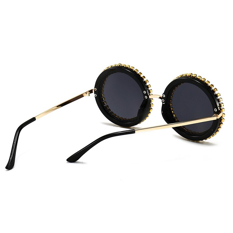 Luxury Round Diamond Sunglasses