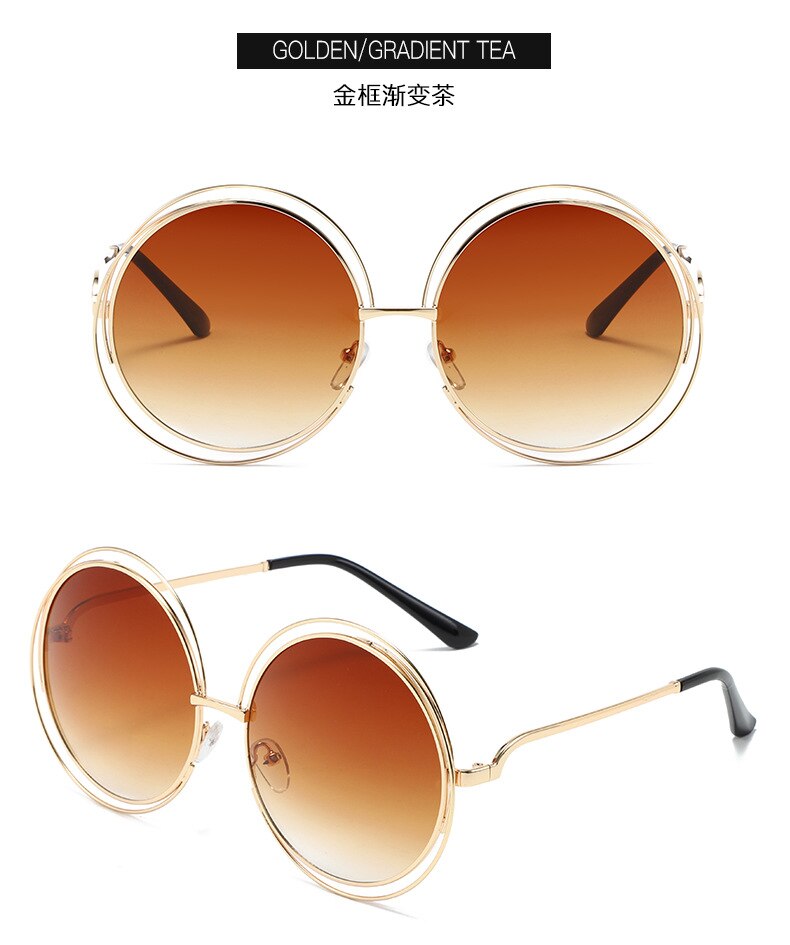 Round Oversized Sunglasses