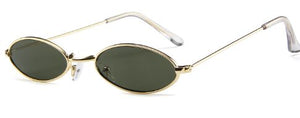 Vintage Small Oval Sunglasses