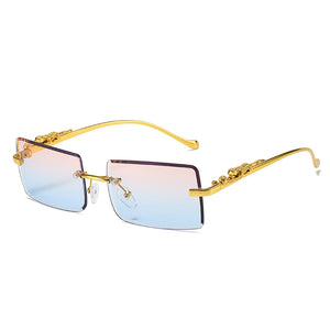 Rimless Square Sunglasses