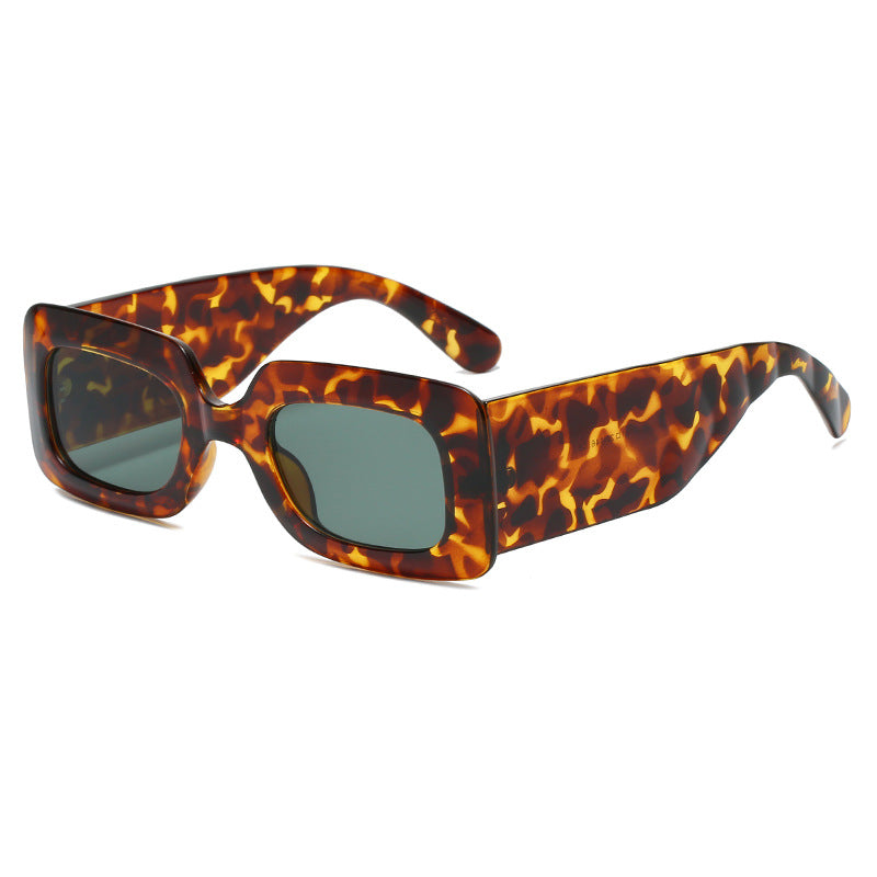 Retro Big Frame Square Sunglasses