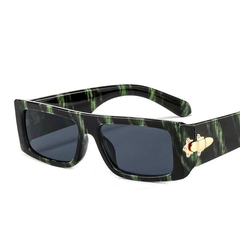 Marbling Rectangle Sunglasses