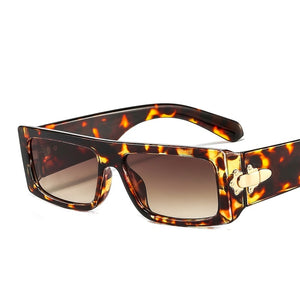 Marbling Rectangle Sunglasses