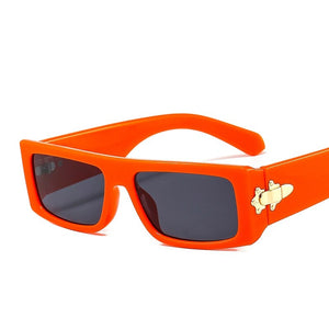 Marbling Rectangle Sunglasses