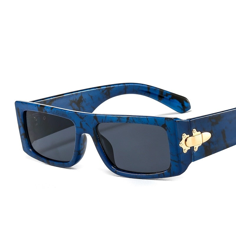 Marbling Rectangle Sunglasses