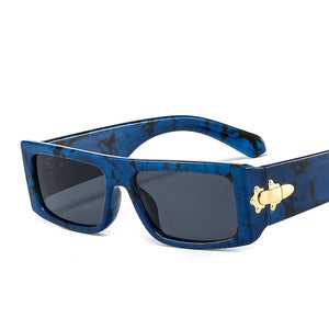 Marbling Rectangle Sunglasses