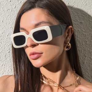 Retro Big Frame Square Sunglasses