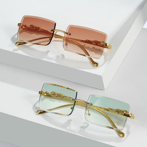 Rimless Square Sunglasses