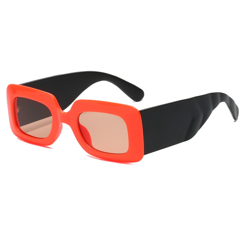 Retro Big Frame Square Sunglasses